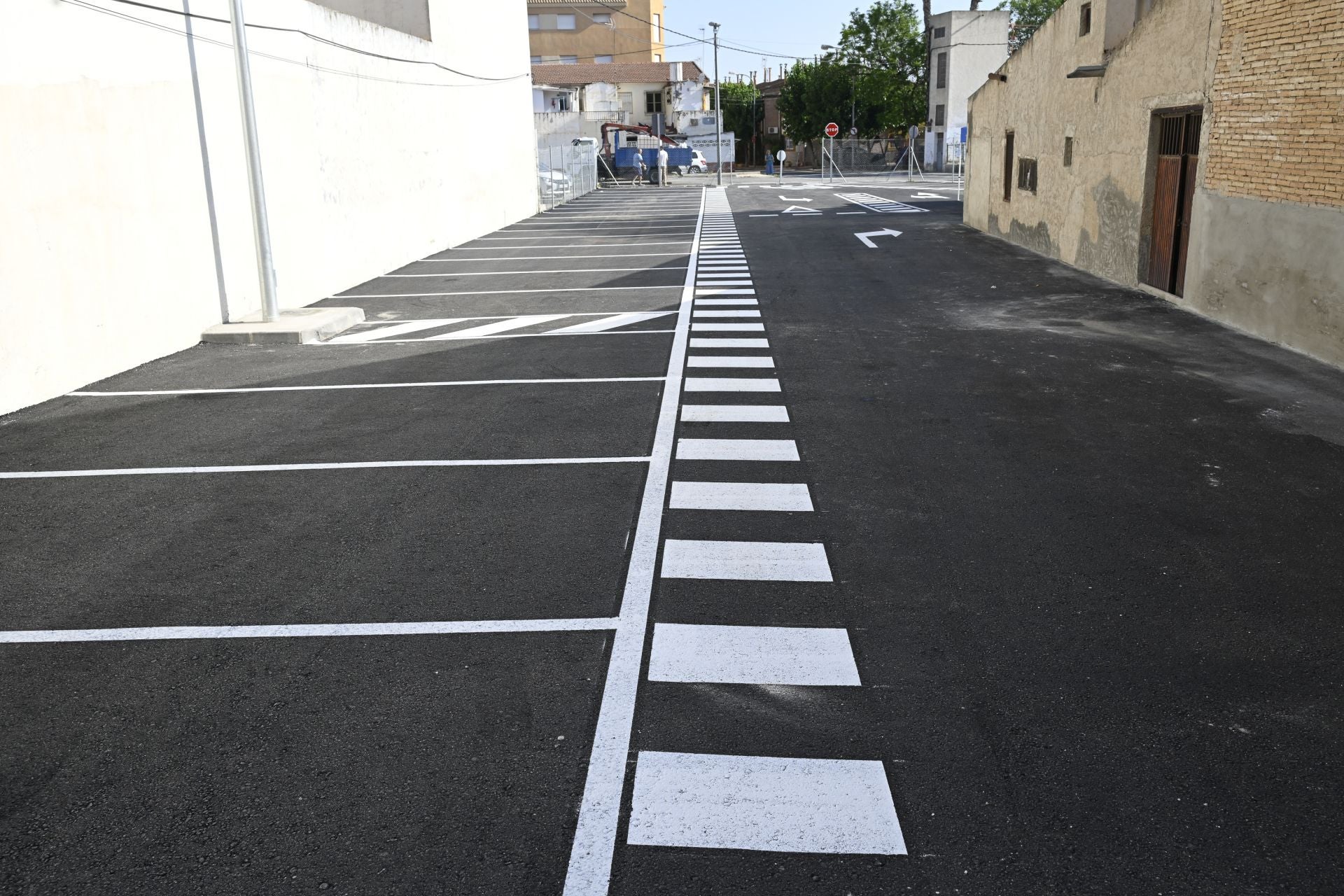 La inauguración del aparcamiento de Puebla de Soto, en imágenes