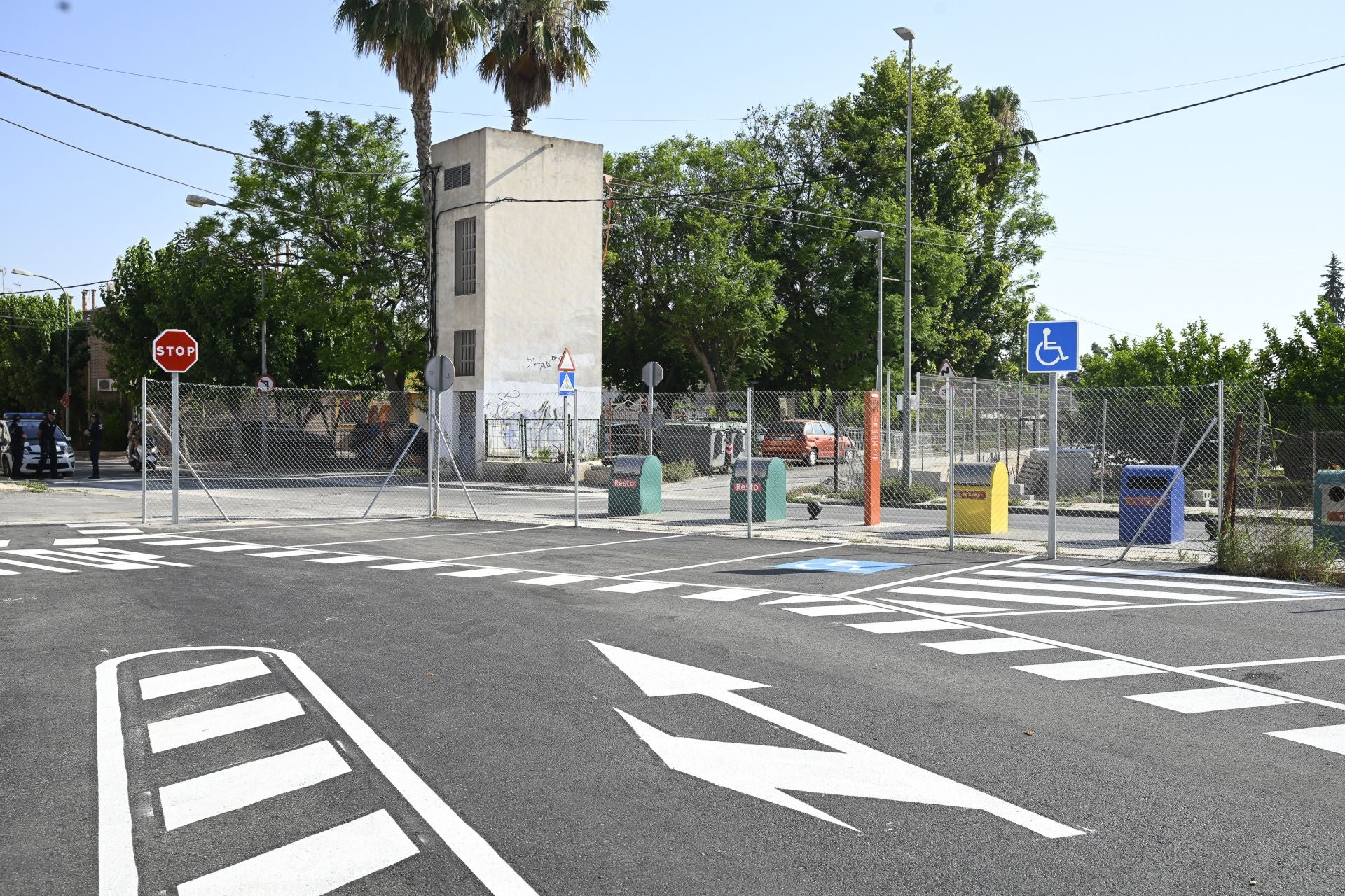 La inauguración del aparcamiento de Puebla de Soto, en imágenes