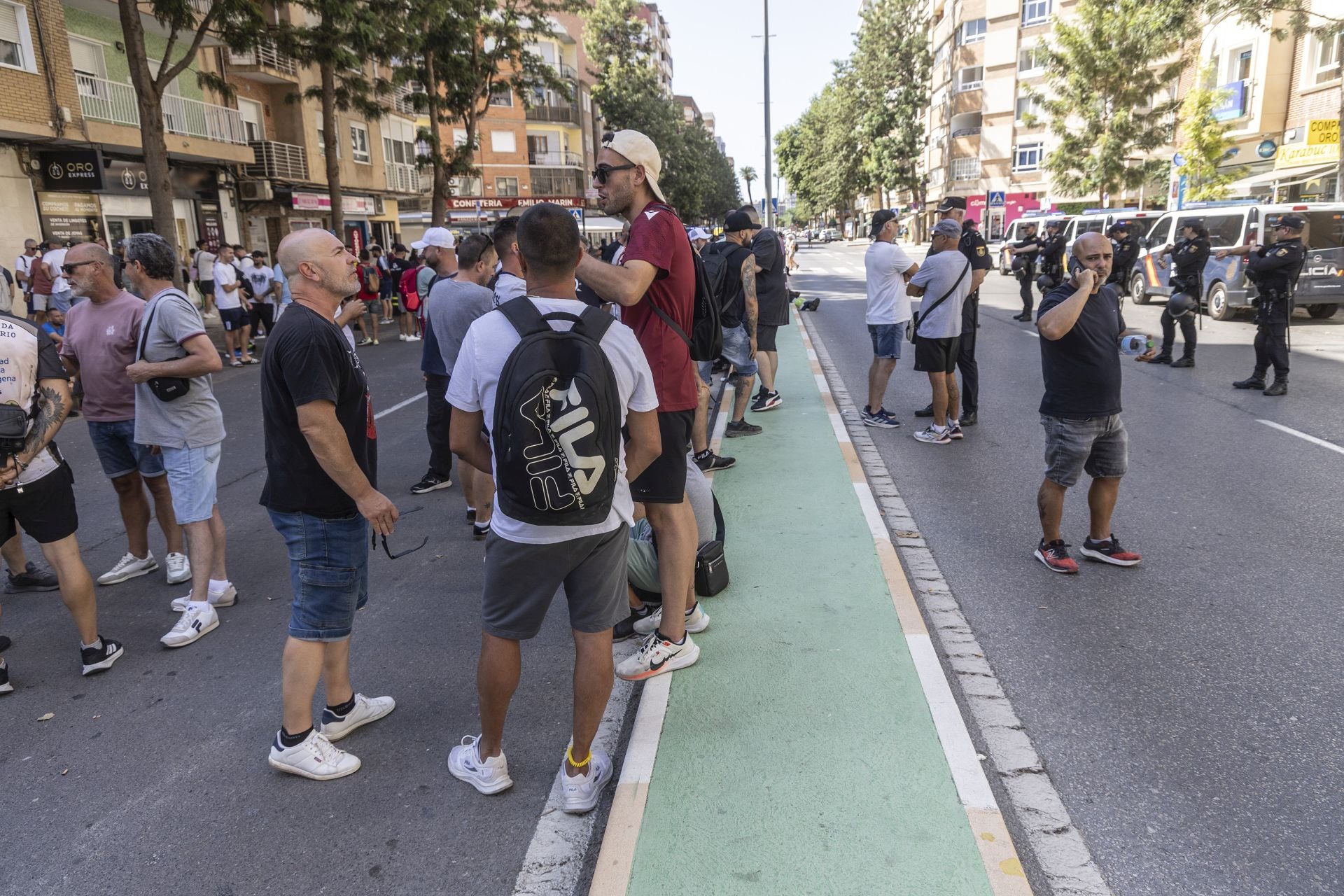 La manifestación de los trabajadores de Navantia, en imágenes