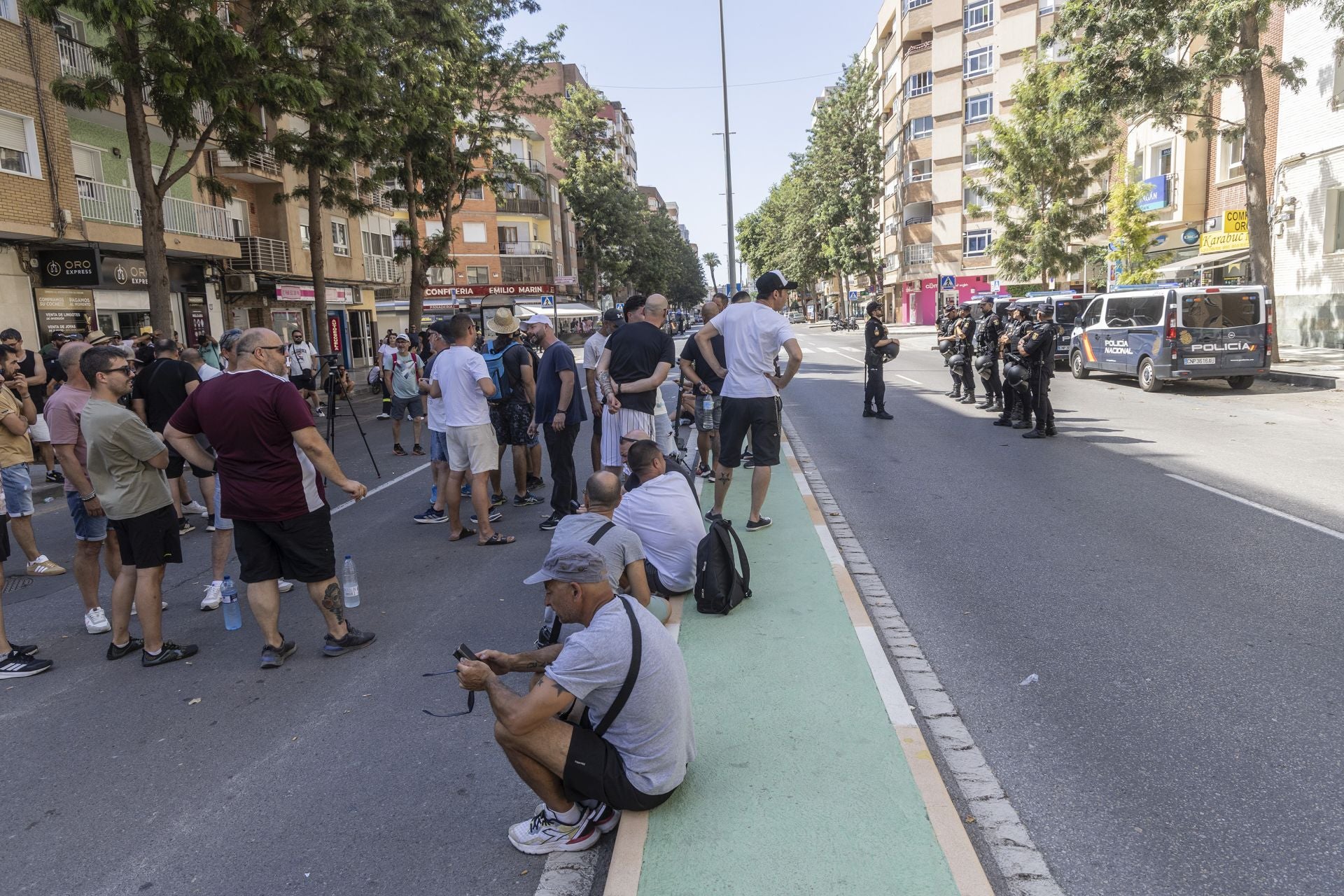 La manifestación de los trabajadores de Navantia, en imágenes