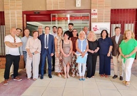 Alcaldes, concejales, representantes de UPTA, UGT, la Consejería y la Federación de Municipios.