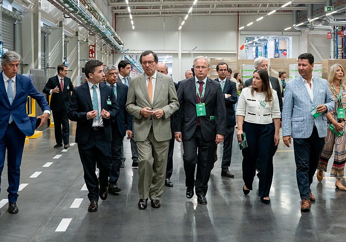 Visita al bloque logístico de Almeirim, en Portugal.