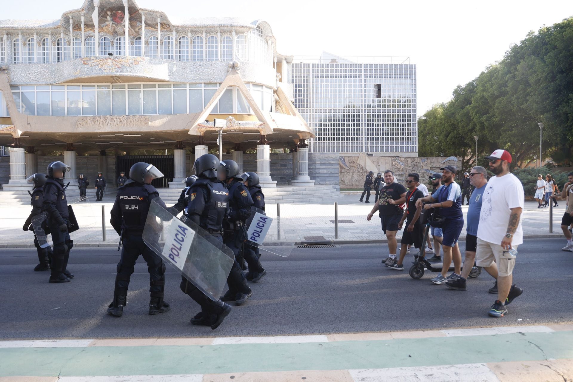 La manifestación de los trabajadores de Navantia, en imágenes