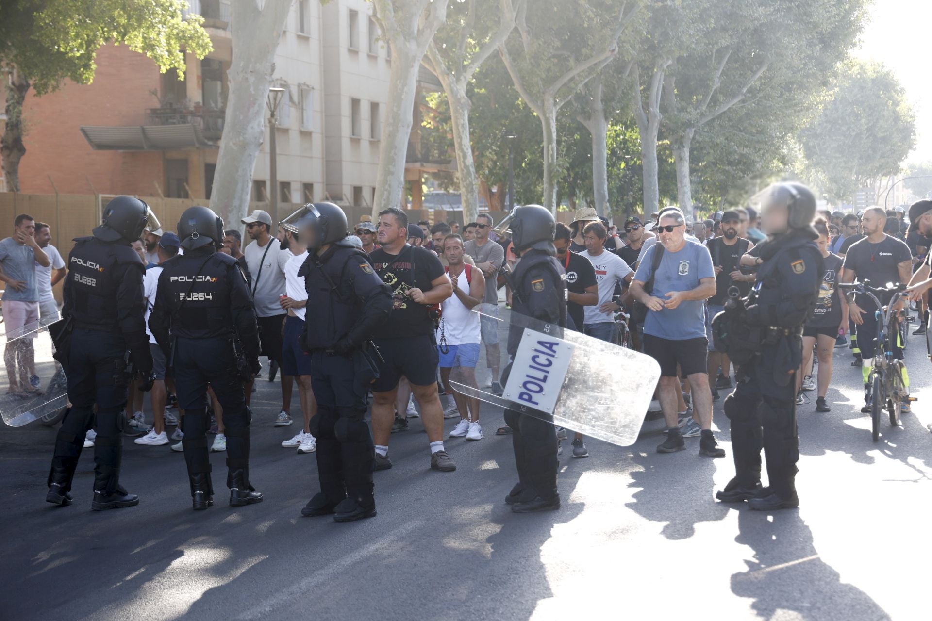 La manifestación de los trabajadores de Navantia, en imágenes