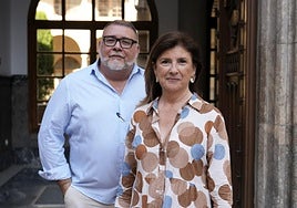 Manuel Pérez Sánchez y María del Mar Albero Muñoz, profesores titulares de Historia del Arte de la Universidad de Murcia.