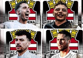 Imanol Baz, Lucho García, Rubén Serrano e Iván Martínez.