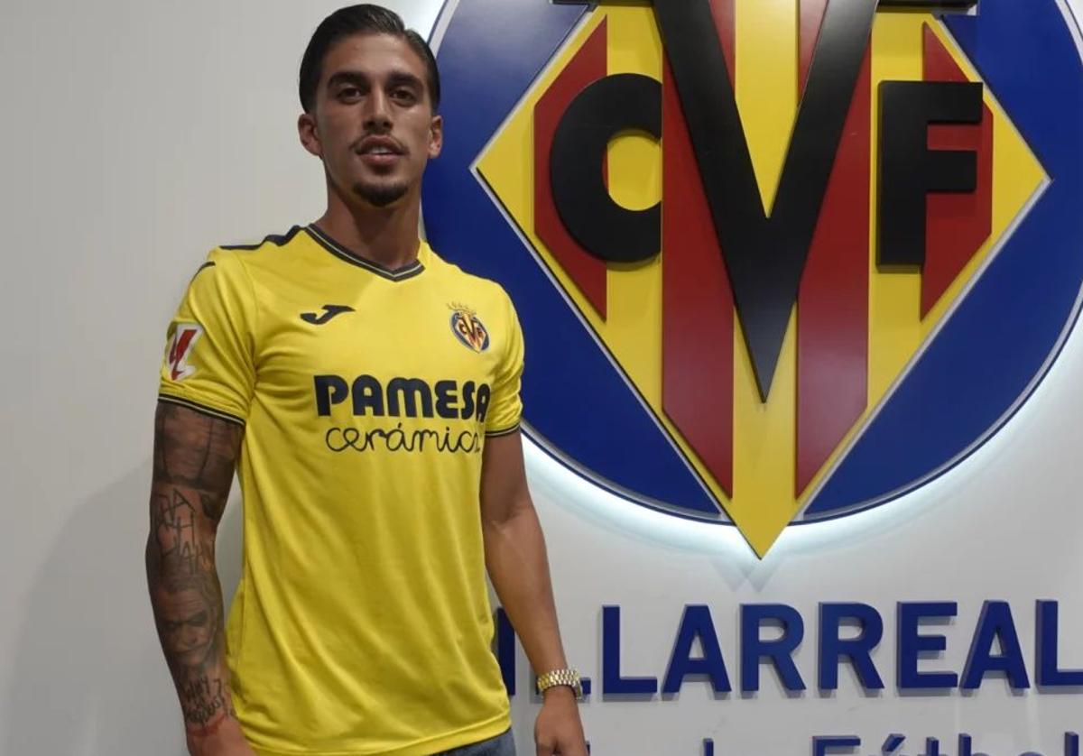 Cristo Romero, el año pasado, al fichar por el Villarreal B.