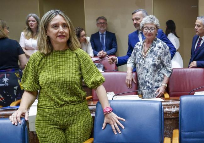 La consejera de Política Social, Conchita Ruiz, el pasado jueves, en la Asamblea Regional.