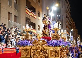 Cristo del Perdón, en la procesión del Jueves Santo.