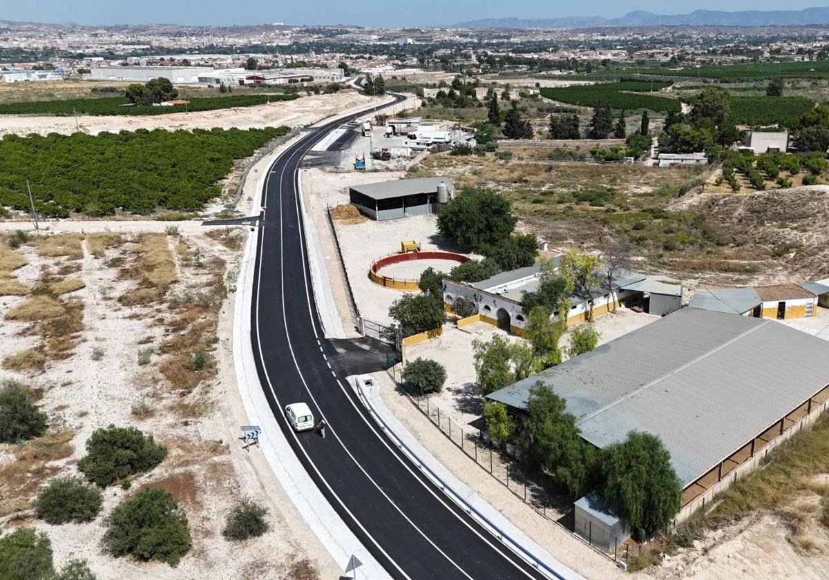 El nuevo tramo ya abierto.