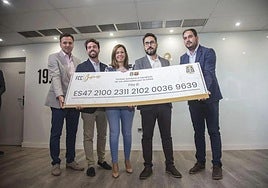 Cervera y Belmonte, de derecha a izquierda, con la fila cero.