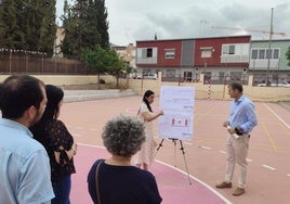 Presentación del proyecto de ejecución para la cubierta de la pista deportiva del colegio Virgen de la Fuensanta en La Alberca.
