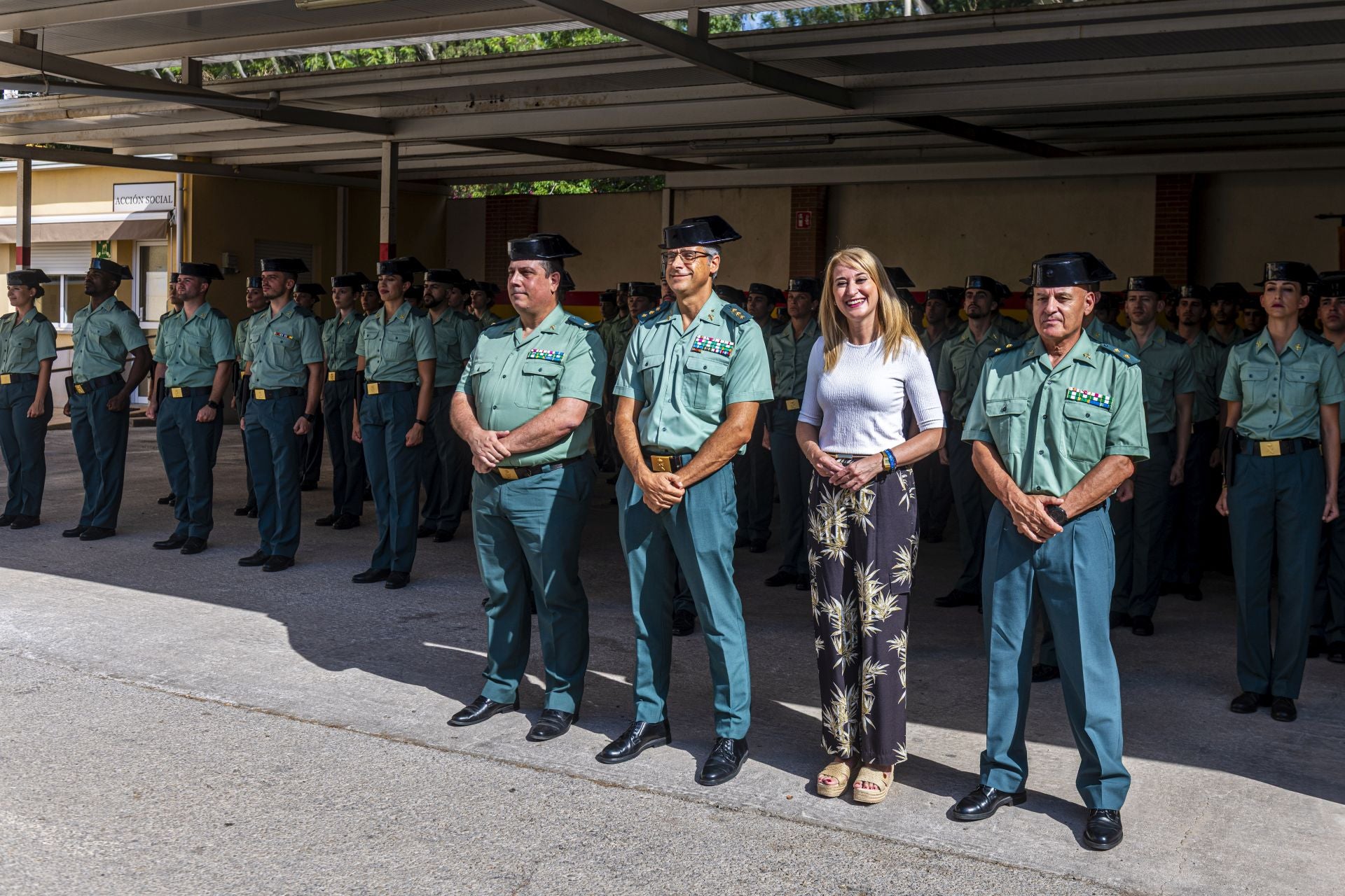 La presentación como guardia civil del camerunés Jean Paul, en imágenes
