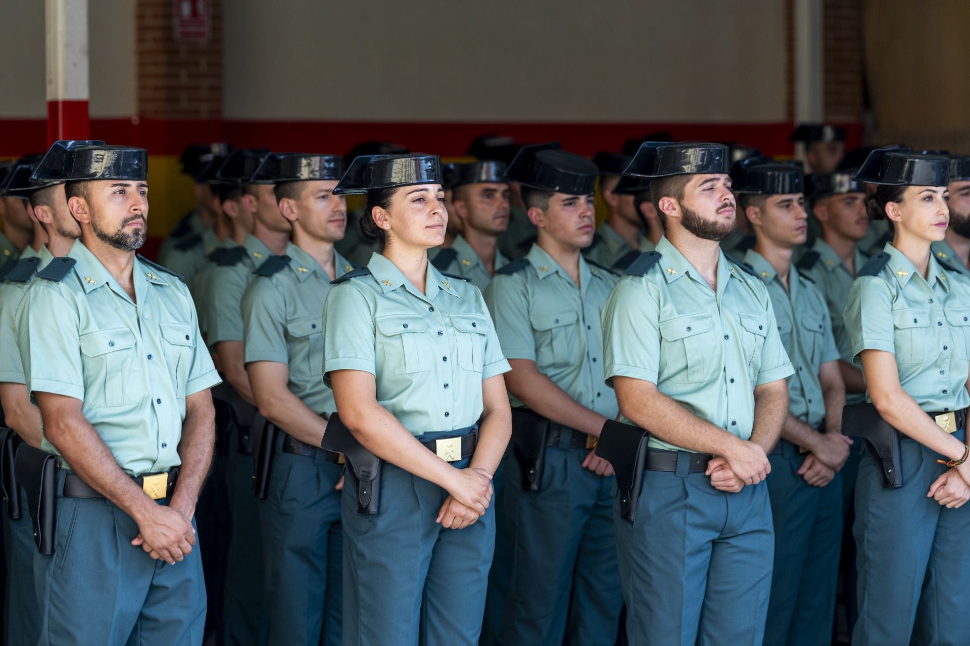 La presentación como guardia civil del camerunés Jean Paul, en imágenes