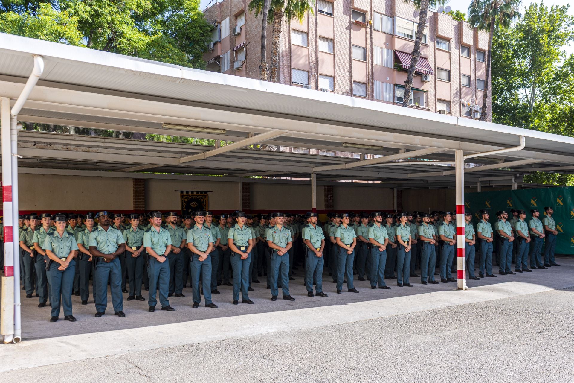 La presentación como guardia civil del camerunés Jean Paul, en imágenes