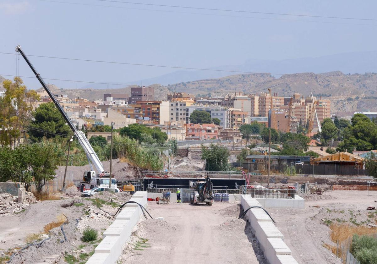 Obras de Adif en Lorca.