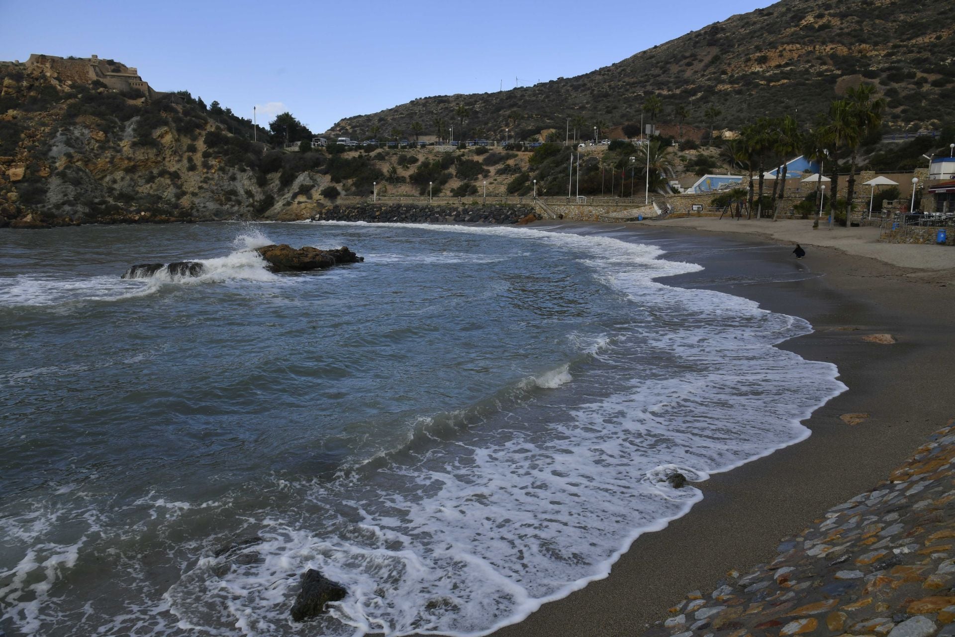 Cala Cortina, en una imagen de archivo.