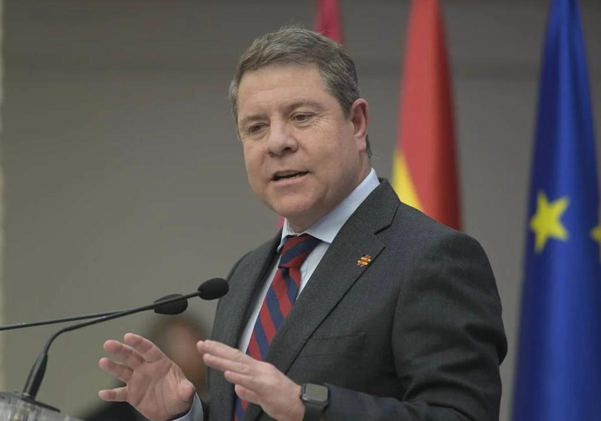Emiliano García-Page, presidente de Castilla-La Mancha, en una imagen de archivo.