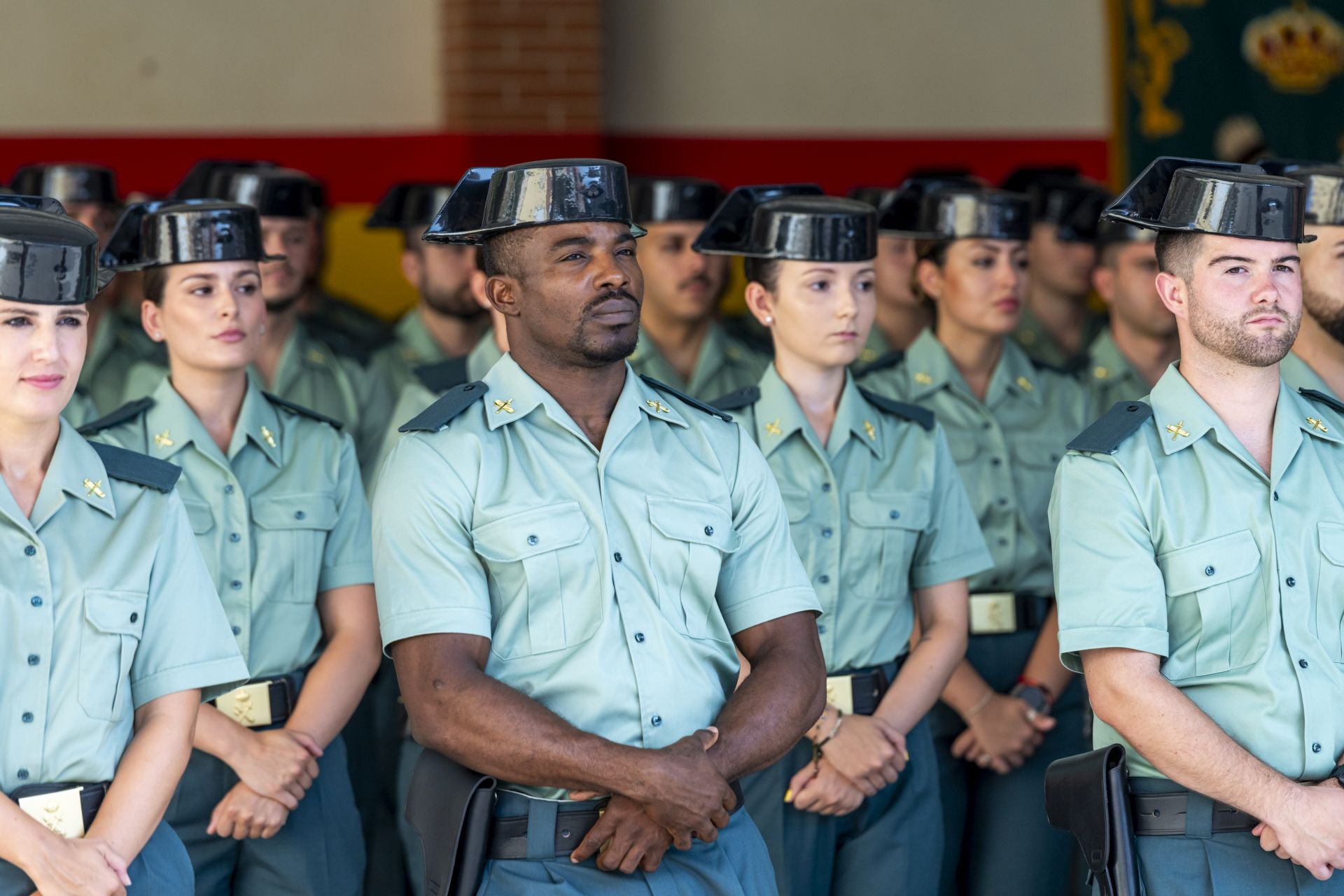 La presentación como guardia civil del camerunés Jean Paul, en imágenes