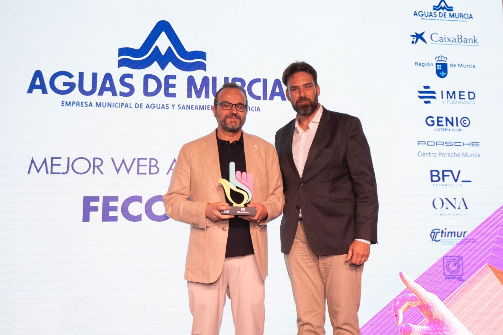 En imágenes, gala de entrega de los Premios Web de LA VERDAD 2025