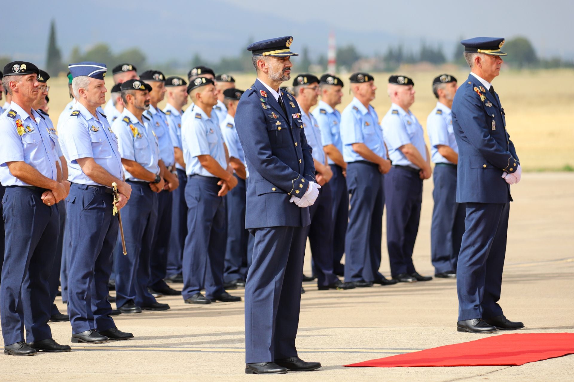 La toma de posesión del coronel José Ignacio Sánchez-Heredero García como nuevo jefe de la Base Aérea de Alcantarilla, en imágenes