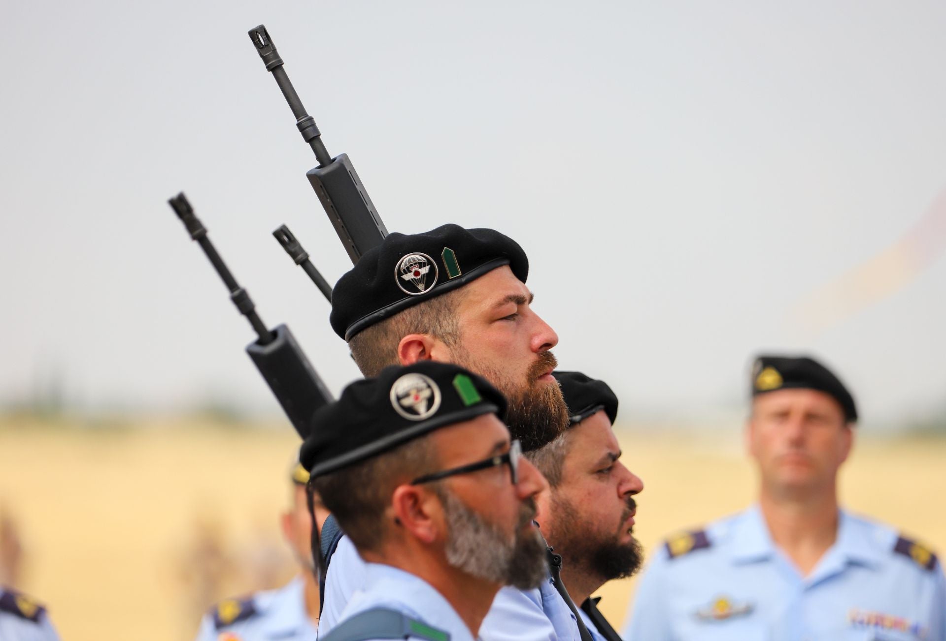 La toma de posesión del coronel José Ignacio Sánchez-Heredero García como nuevo jefe de la Base Aérea de Alcantarilla, en imágenes