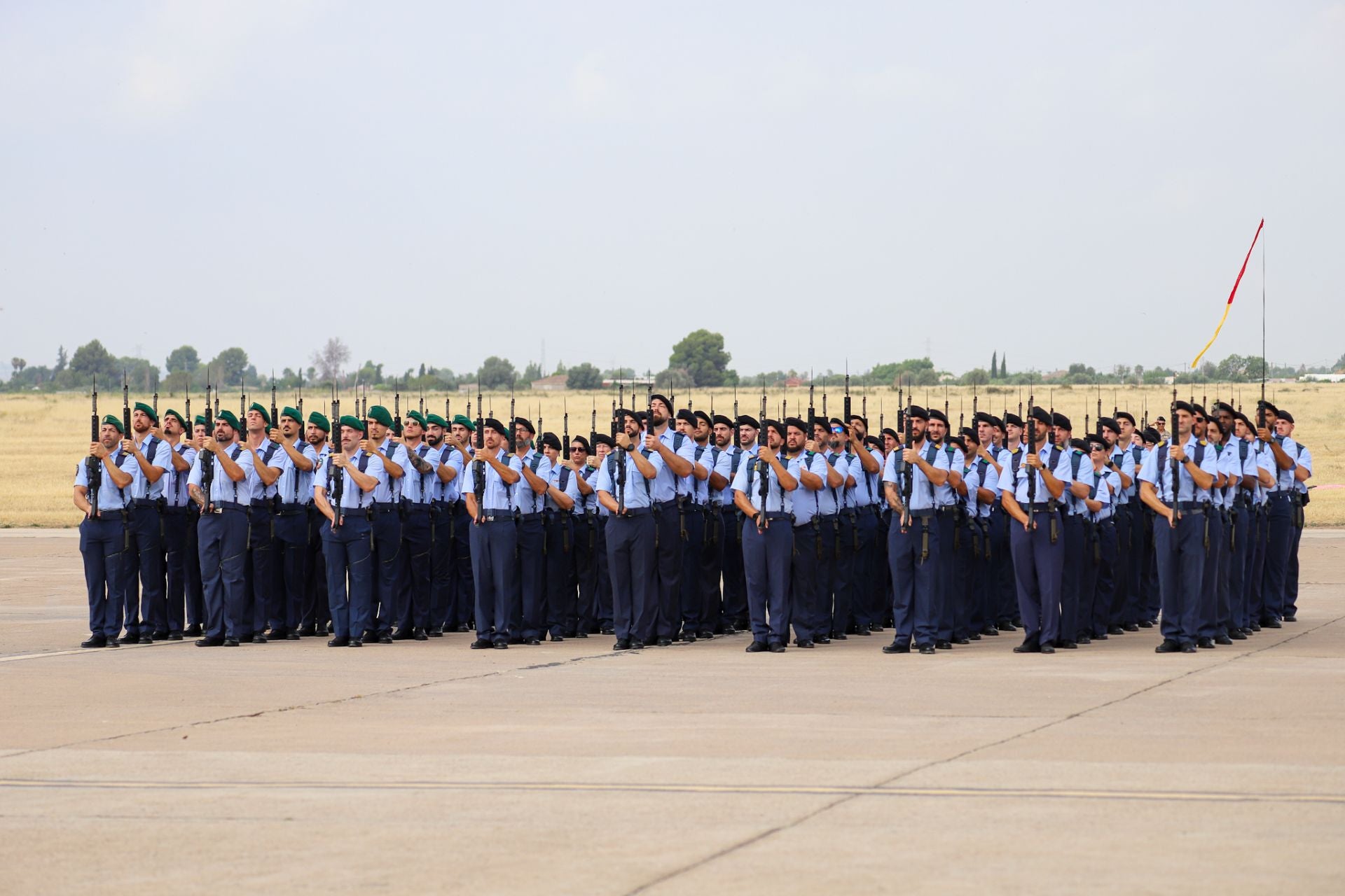 La toma de posesión del coronel José Ignacio Sánchez-Heredero García como nuevo jefe de la Base Aérea de Alcantarilla, en imágenes