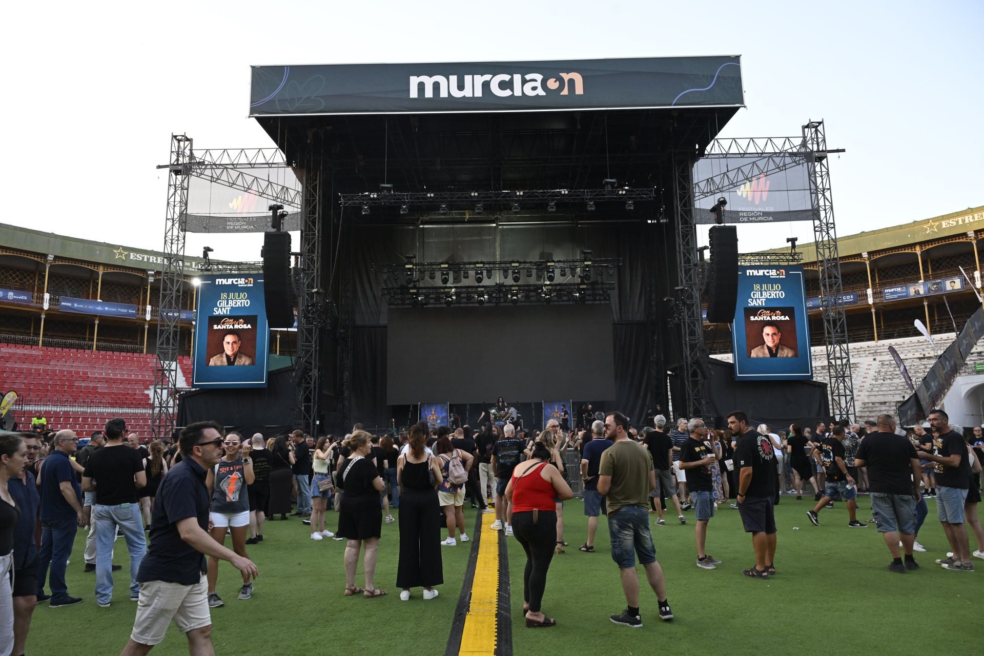 Concierto de Europe en la plaza de toros de Murcia, en imágenes