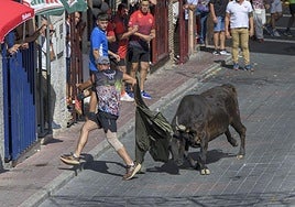 El encierro de Moratalla de este viernes, en imágenes