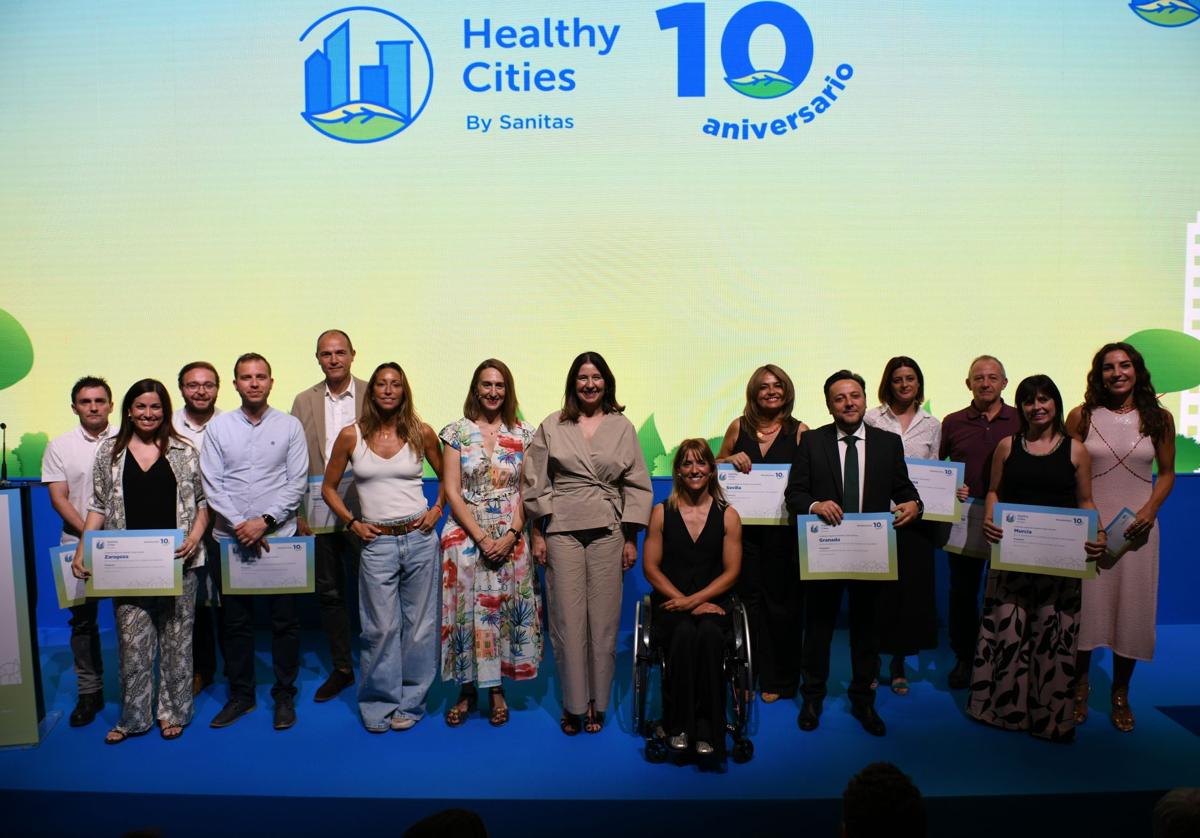 Acto de entrega de premios, celebrado en Barcelona.