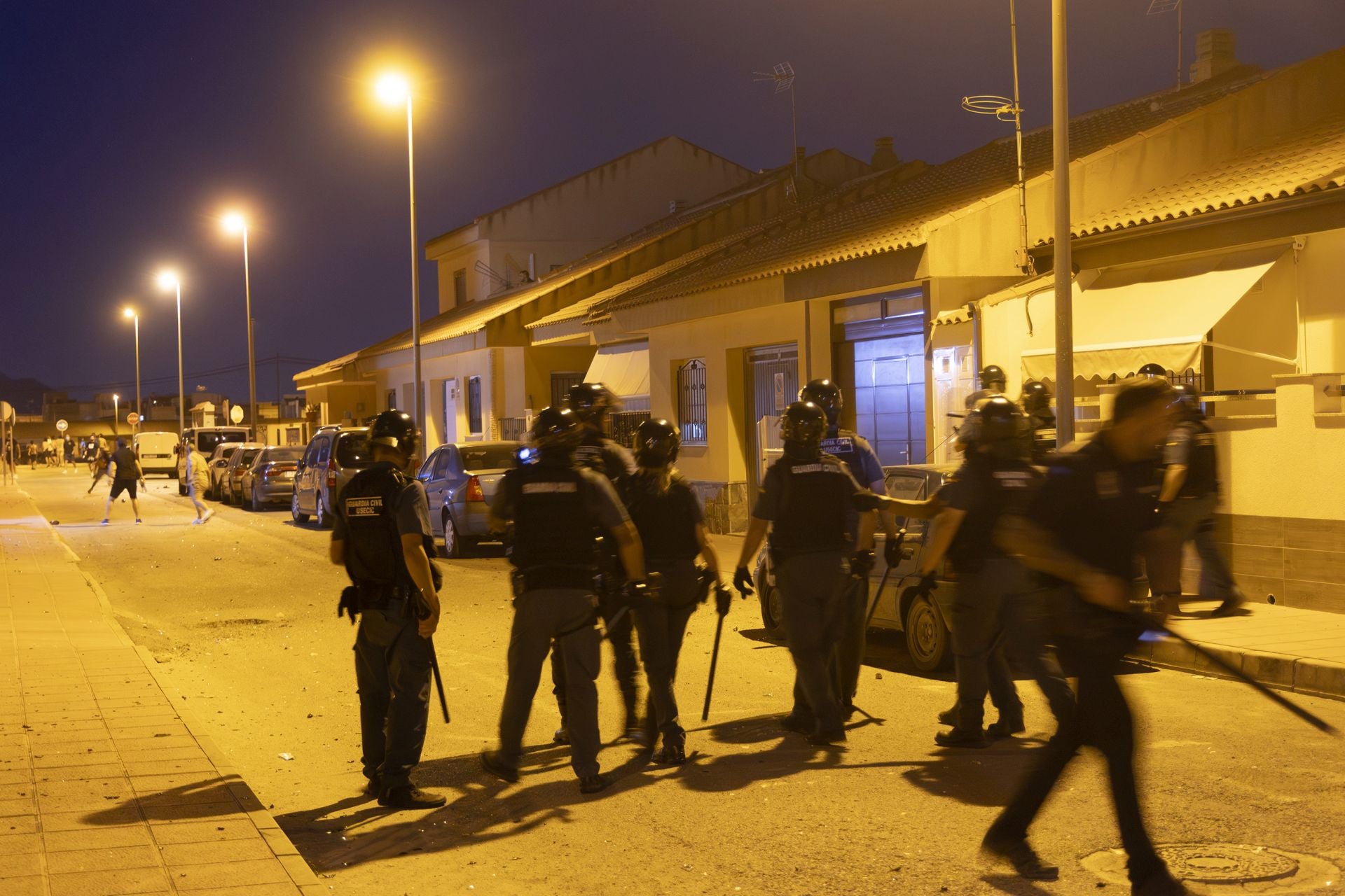 Los disturbios del sábado en Torre Pacheco, en imágenes
