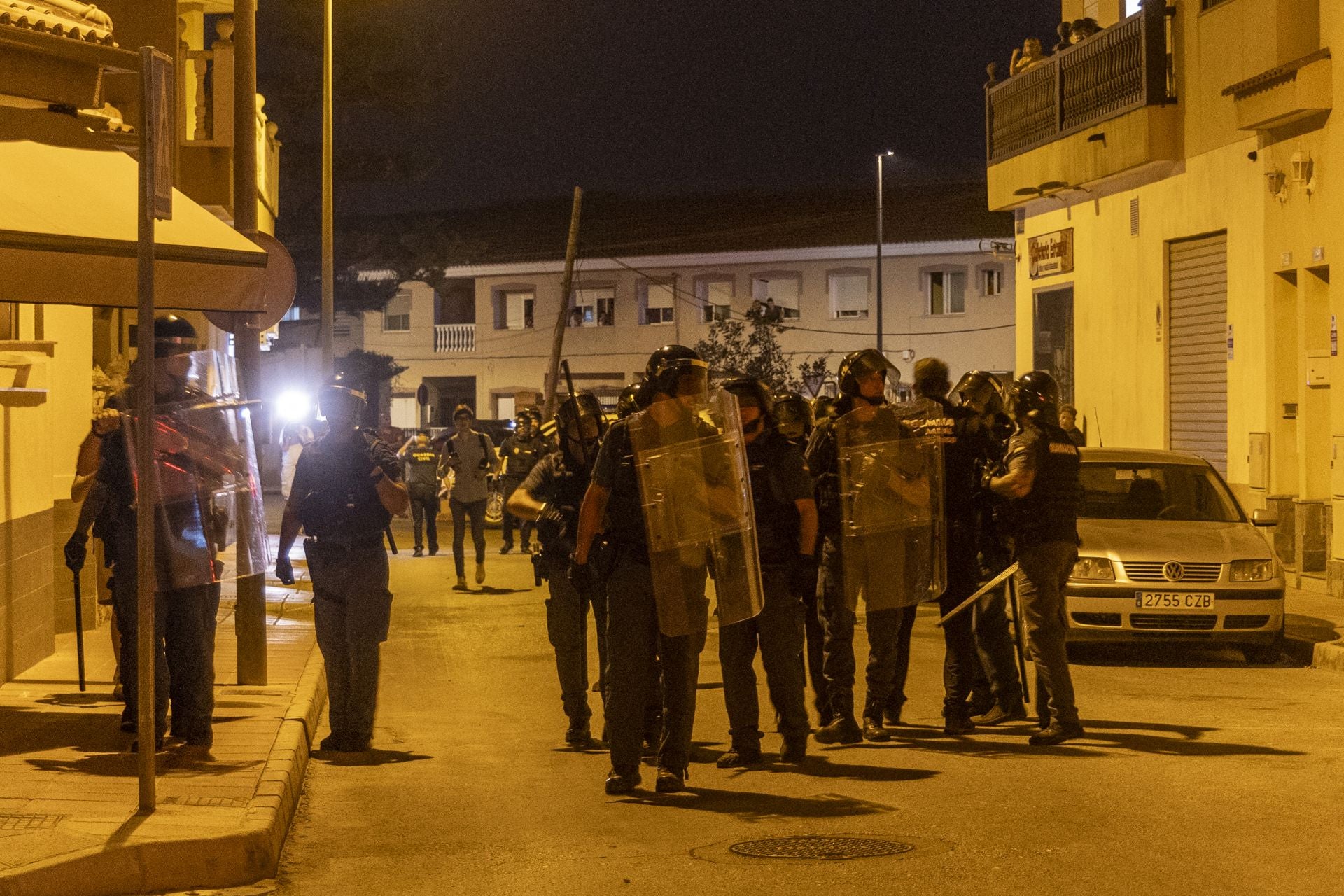 Los disturbios del sábado en Torre Pacheco, en imágenes