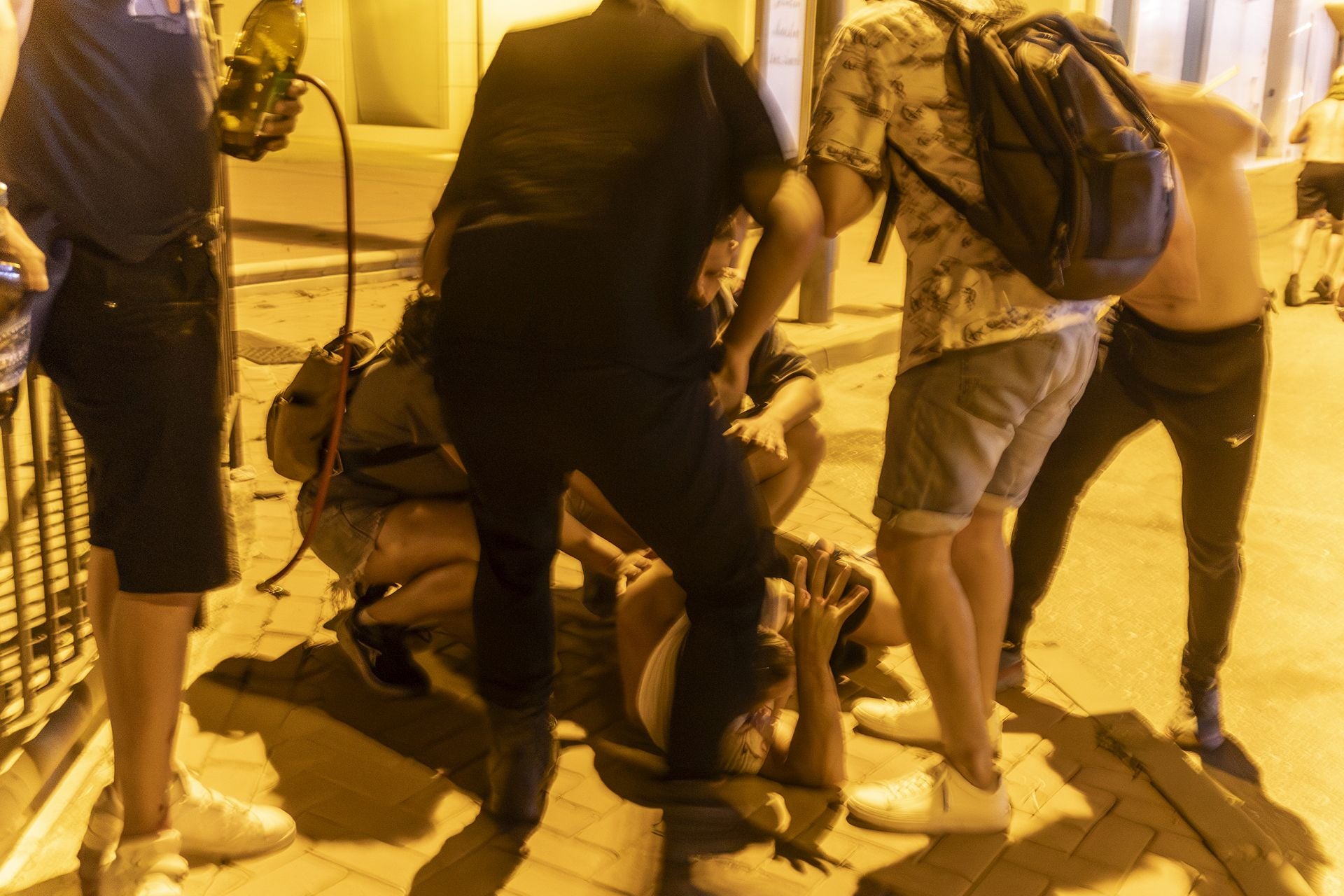 Los disturbios del sábado en Torre Pacheco, en imágenes