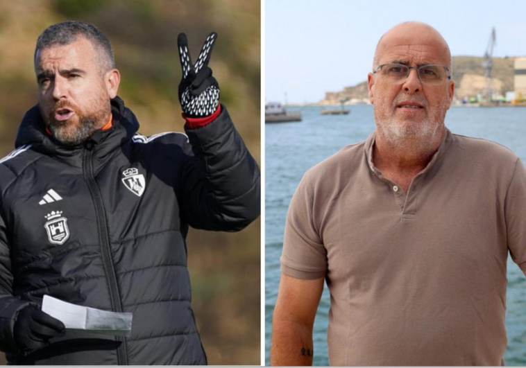 Javi Rey y Eduardo Noguera, los dos pilares de los que depende el optimismo albinegro