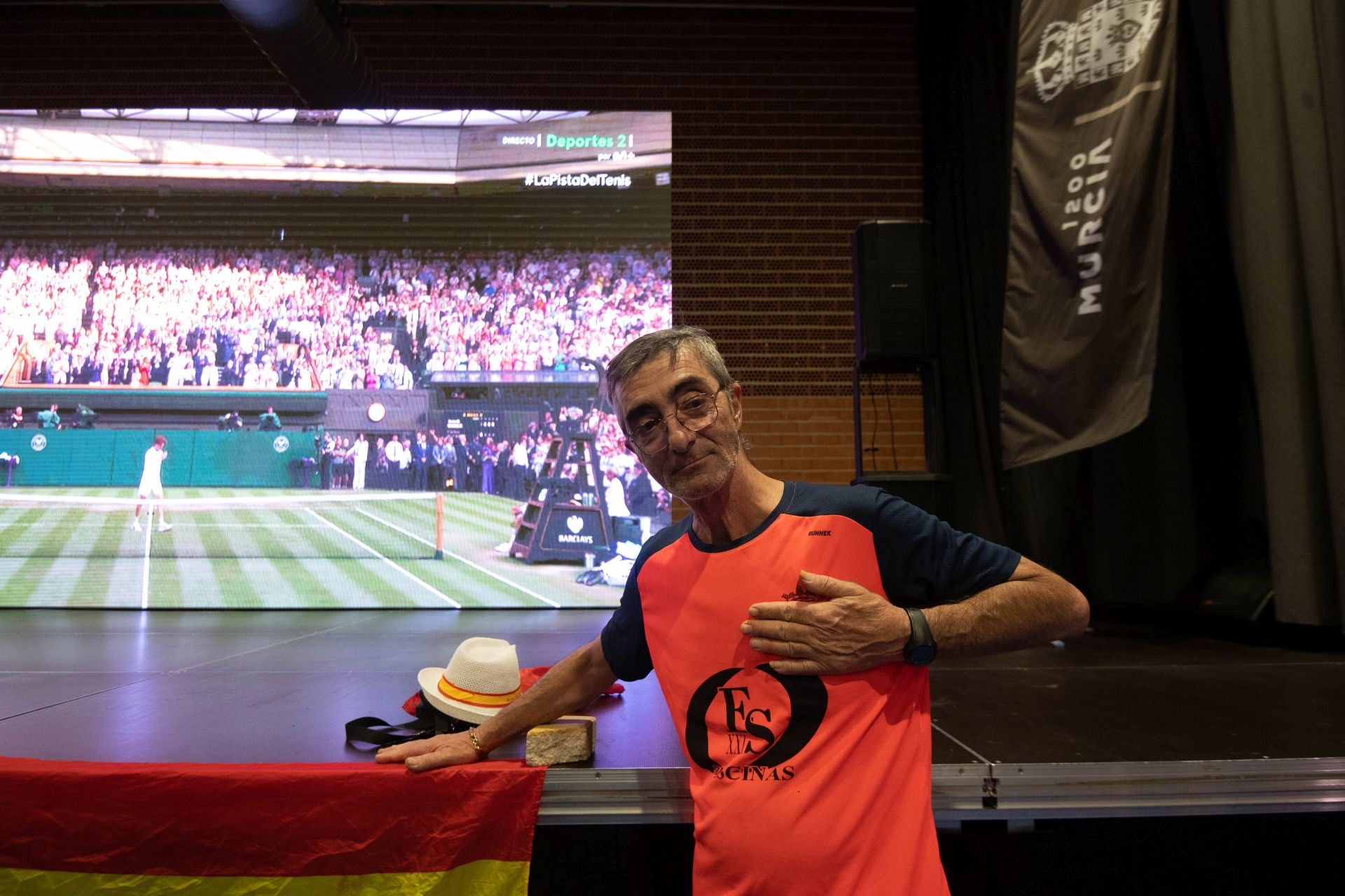 Las imágenes de cómo se vivió la final de Wimbledon en El Palmar