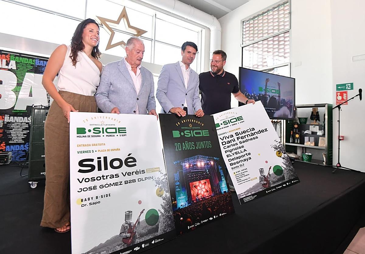 La presentación del B-Side, este martes.