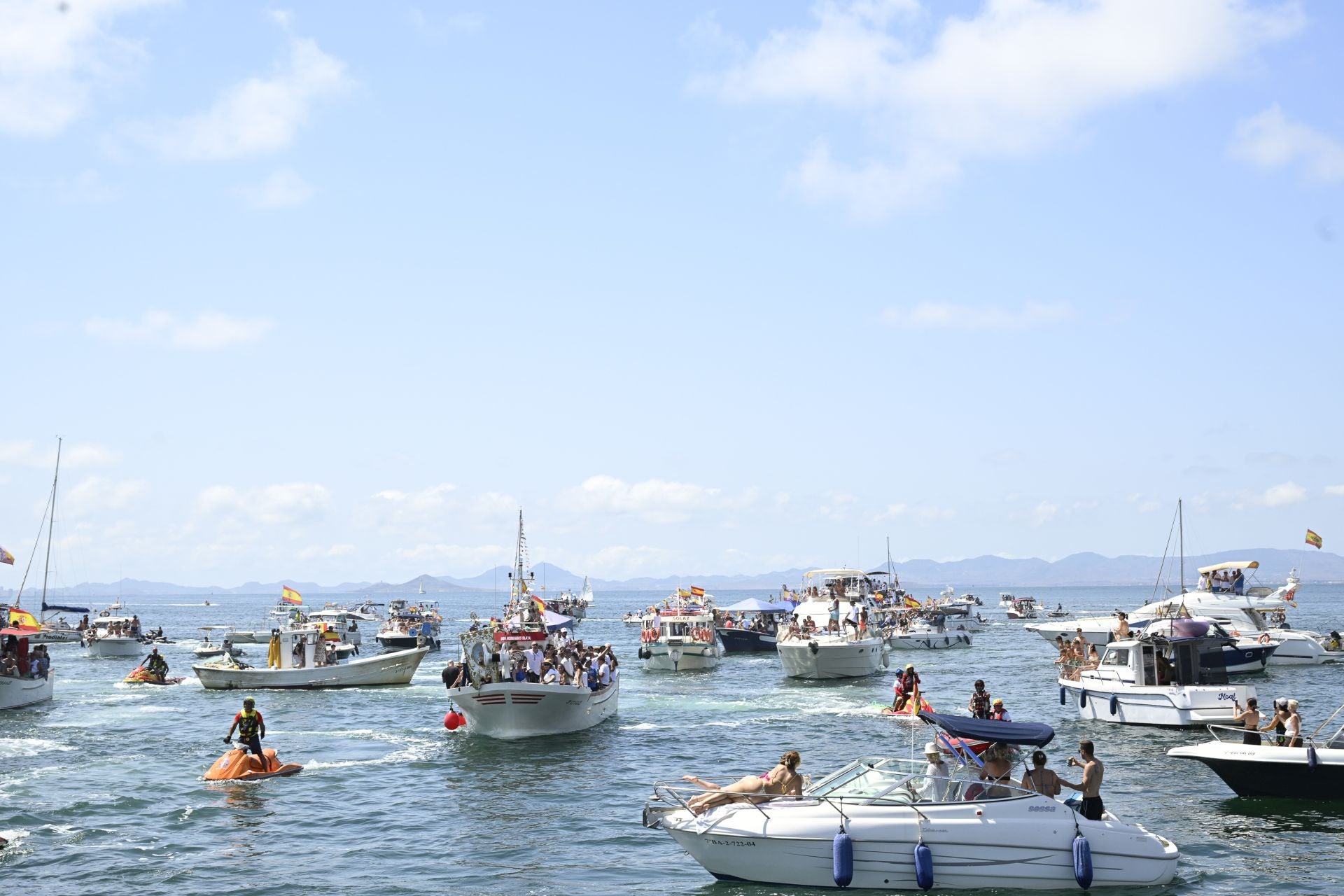 La procesión de la Virgen del Carmen en San Pedro del Pinatar, en imágenes