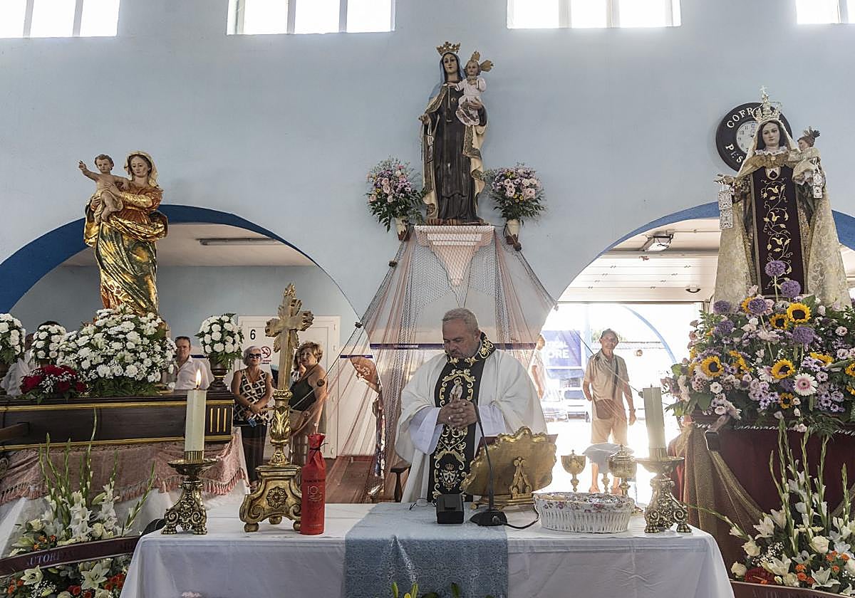 Imágenes de la procesión marítima en Cartagena de la Virgen de las Maravillas y la Virgen del Carmen