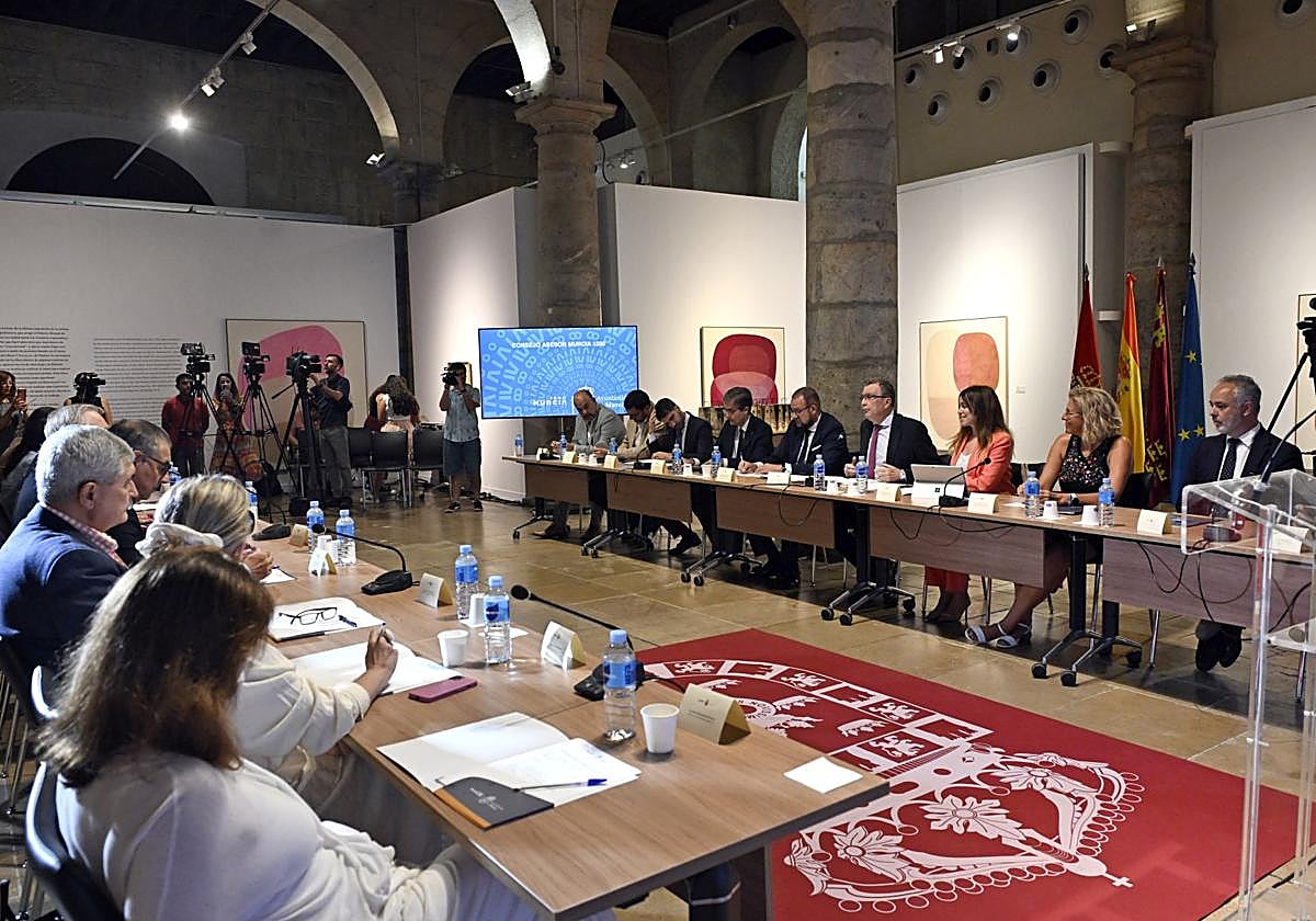 Reunión trimestral del Comité Organizador y del Consejo Asesor de 'Murcia 1200' este miércoles.