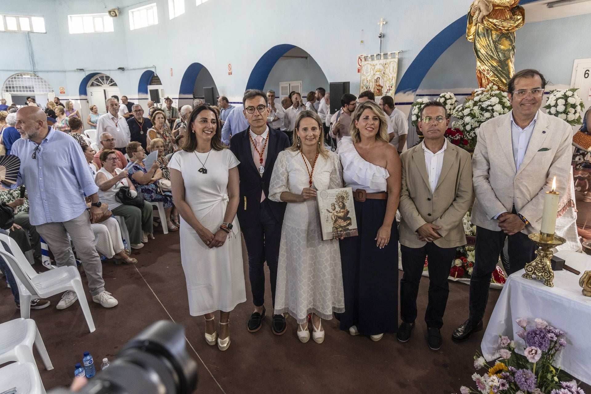 Imágenes de la procesión marítima en Cartagena de la Virgen de las Maravillas y la Virgen del Carmen