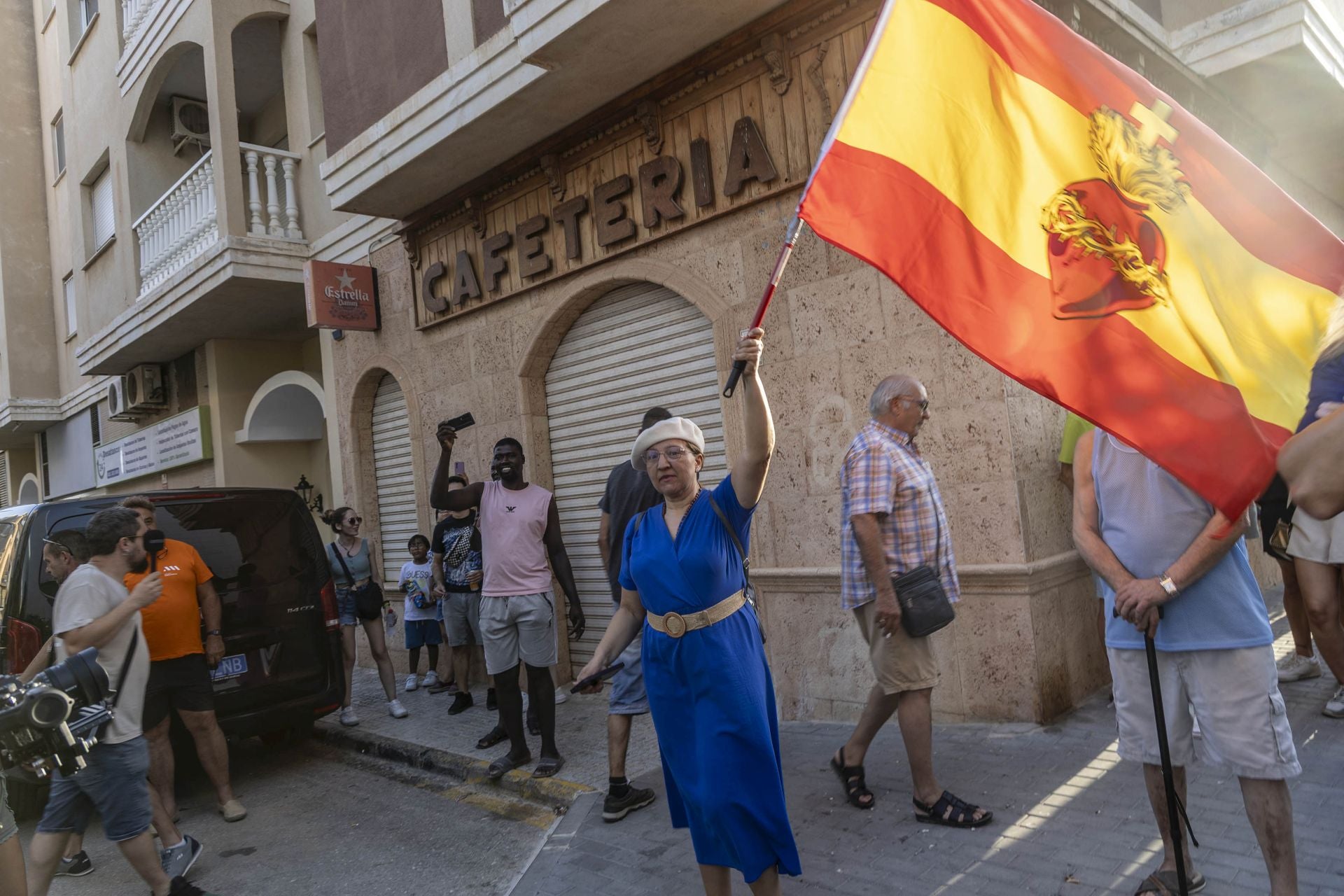 Grupos ultras devuelven la tensión a Torre Pacheco este martes con una protesta a medio gas