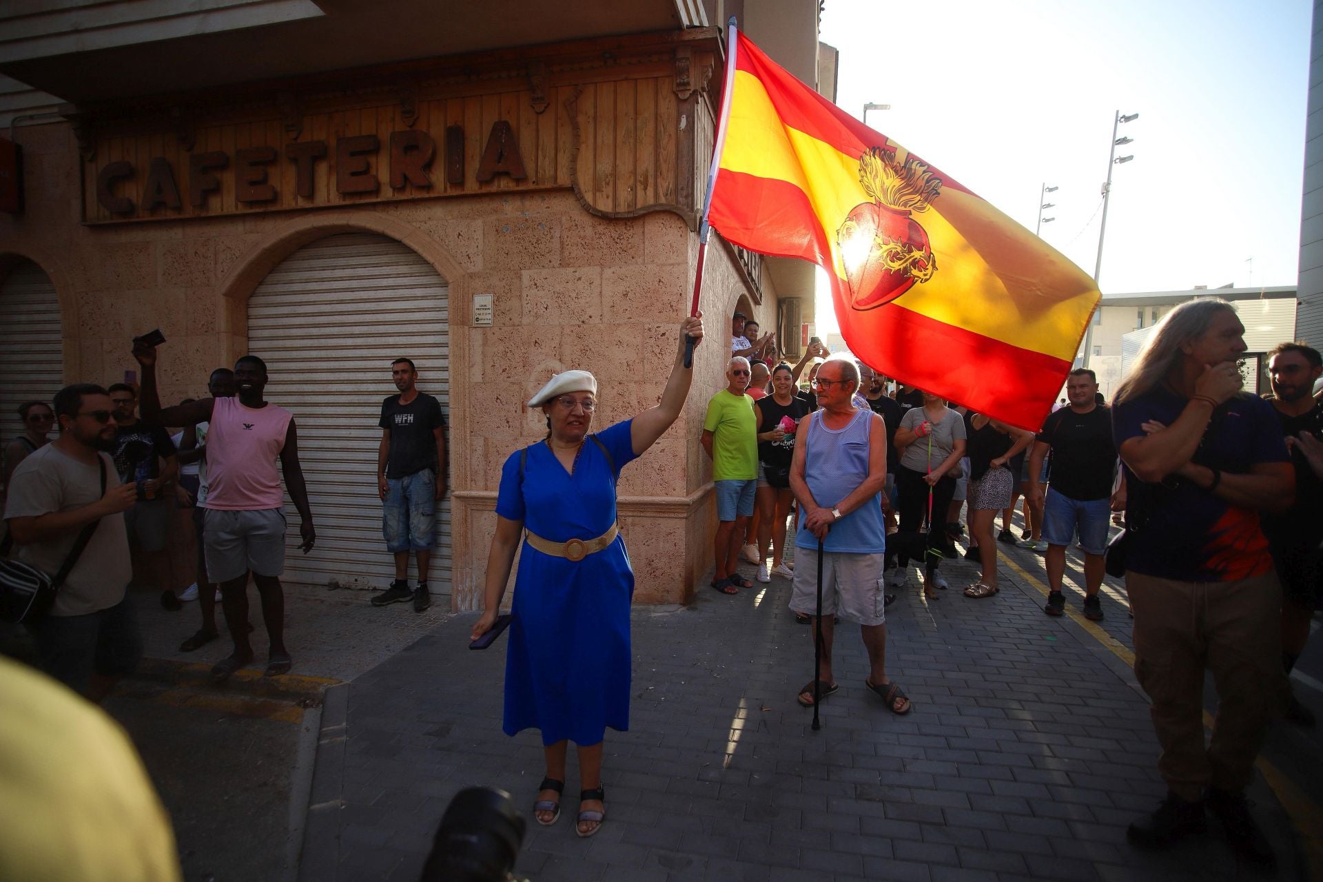 Grupos ultras devuelven la tensión a Torre Pacheco este martes con una protesta a medio gas