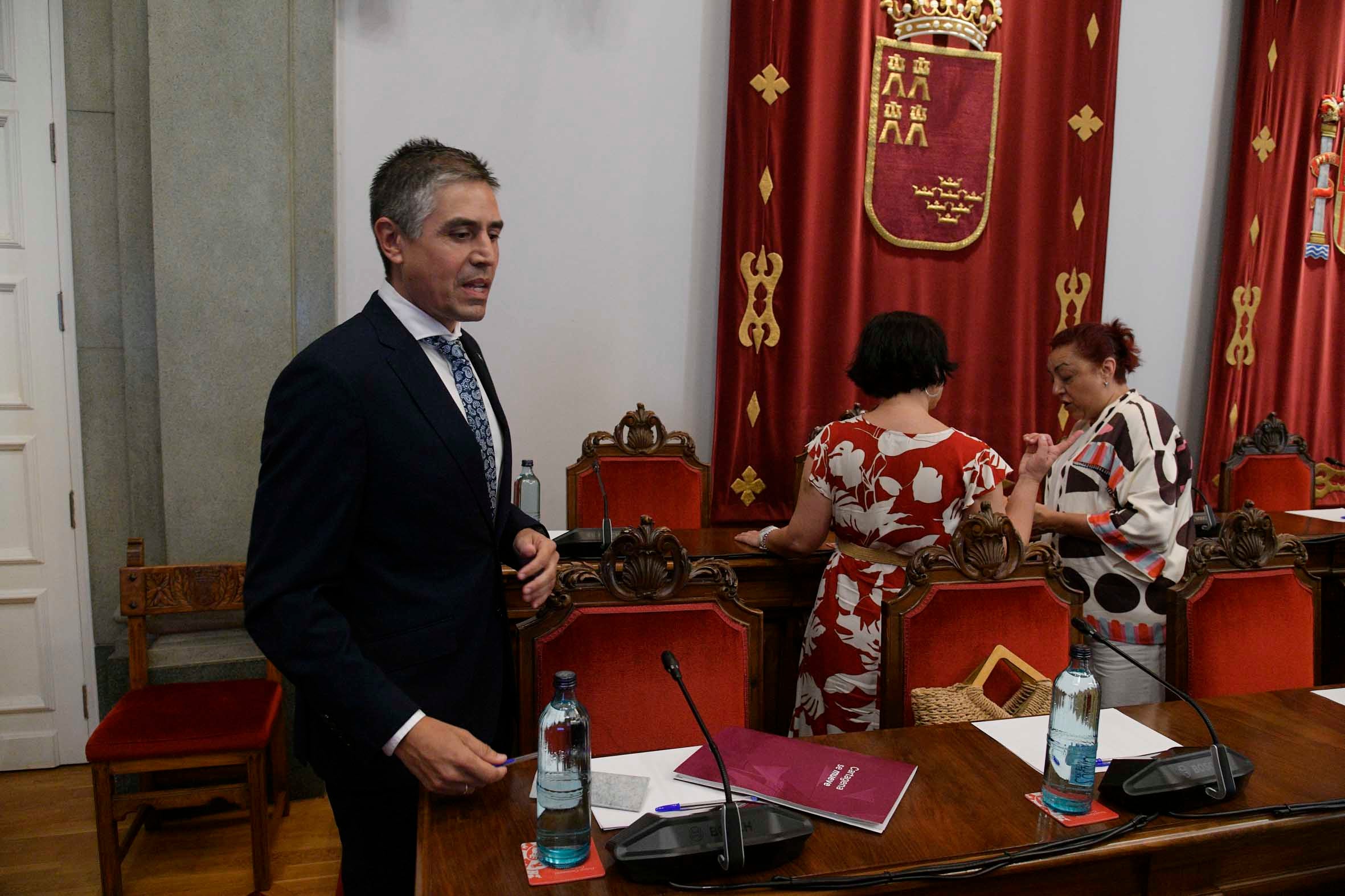 El pleno del Ayuntamiento de Cartagena este jueves, en imágenes