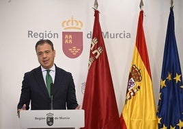 Marcos Ortuño, el portavoz del Ejecutivo regional, en una foto de archivo.