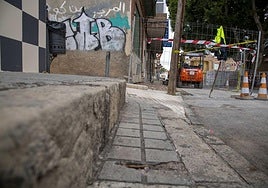 Aceras en mal estado en una imagen de archivo.