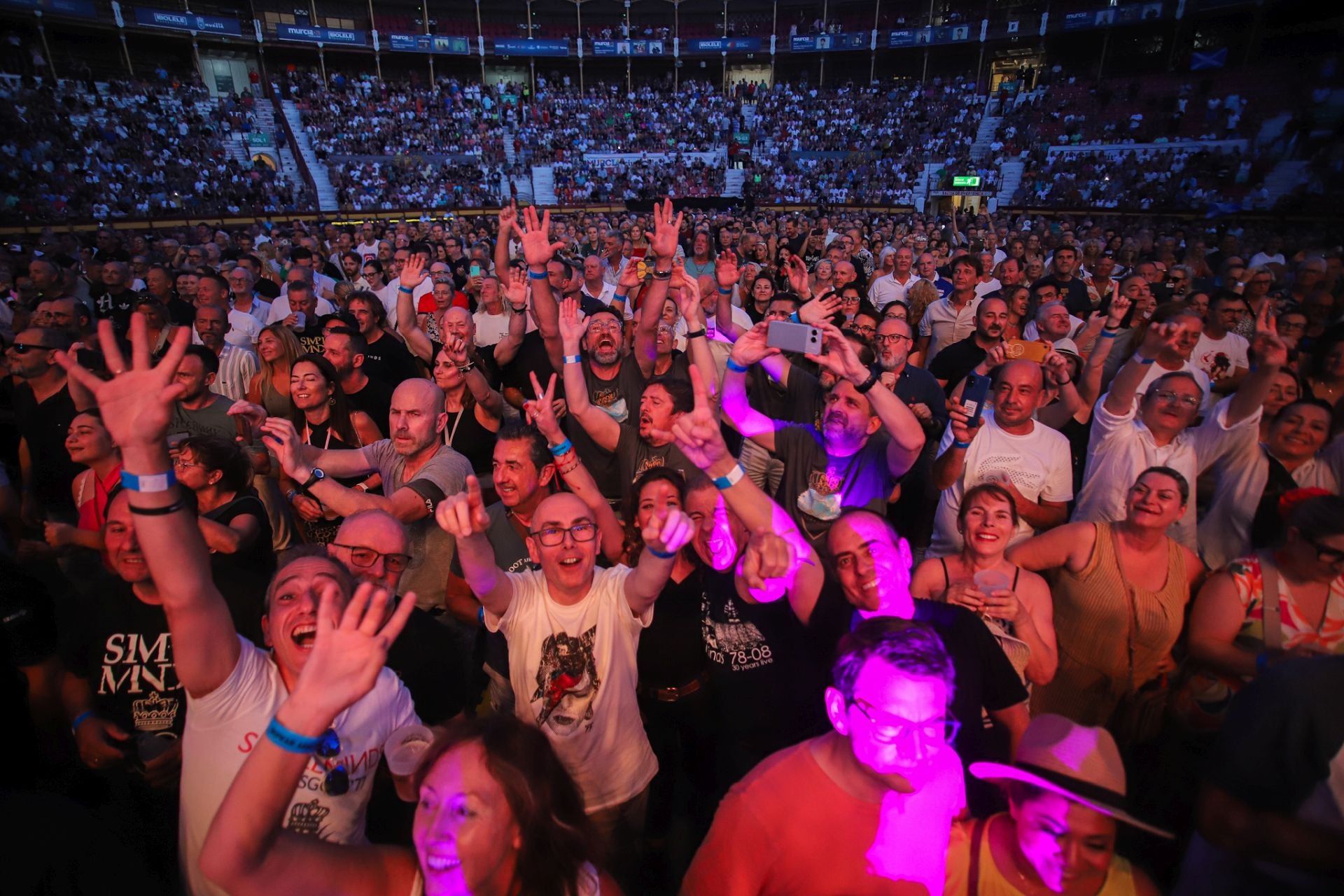 El concierto de Simple Minds en Murcia, en imágenes