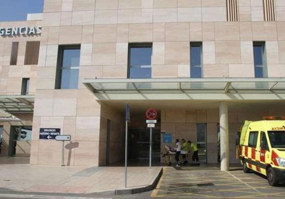 La fachada del hospital Santa Lucía de Cartagena, en una imagen de archivo.