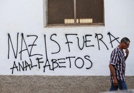 Pintada en Torre Pacheco.