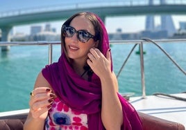 Almudena Roca, fotografiada en Baréin, uno de los múltiples países a los que ha viajadogracias a la danza.
