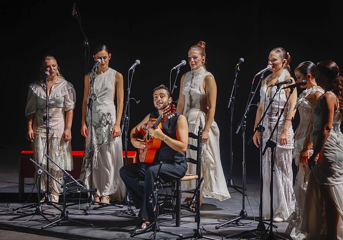 Yerai Cortés durante su actuación en La Mar de Músicas.